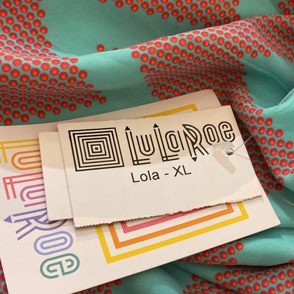 New LuLaRoe Lola XL Skirt with elastic waist band - Picture 7 of 11